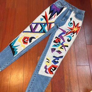 Dakota blue 1990s vintage jeans size 9/10